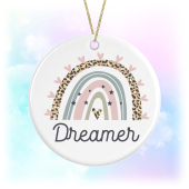Self Love Ceramic Hanging Decoration - Dreamer Boho Rainbow