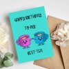 Happy Birthday To My Best-Tea Funny Best Friend Card, Personalised Birthday Card , Cute Bestie Birthday Card, Cute Best Tea Birthday Cards - A6 - 4.1″ x 5.8″ - Add a Message