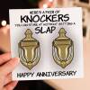 Here's a pair of knockers you can stare at without getting a slap funny, rude, breasts, boobs, tits, anniversary card Size A6/A5/A4/Square - A6: Single card