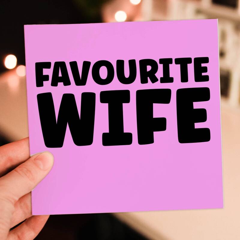 Funny favourite wife, husband, boyfriend, girlfriend Valentine's Day, Valentines, anniversary, love card (Size A6/A5/A4/Square 6x6") - A6: Single card - Blue