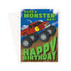 Monster Truck Happy 6th Birthday Card - A5 Portrait - 1 Card