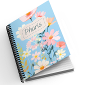 Personalised A5 Notebook - Spring Floral