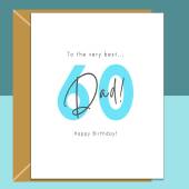 Dad 60th Birthday Card - Personalised - Custom - For Dad turning 60 years old