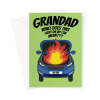 Funny Grandad Birthday Card - "What Does This Light on My Car Mean?" Hilarious Birthday Card for Grandad - A5 Portrait - 1 Card