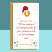 Funny Bitcoin Christmas Card - Personalised - For Him or For Her - Cheeky - Crypto - For Xmas - Customised