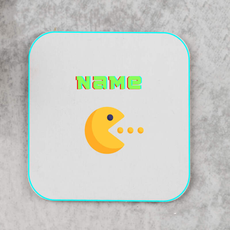 Personalised Pacman Coaster