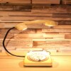 Rotary Dial Telephones Vintage Cream Lamp, With white rim spots and green rotary, 1970s GPO 746 Models
