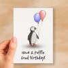 Birthday Card For Children Cute Puffin Birthday Card For Child Card For Boy Birthday Card For Girl Puffin Good Fun Birthday Card For Kids - Small (4x6) / Blank Message