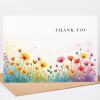 Thank You Cards, Wildflower Watercolour Thank You Card Set, Floral Multipack Notelet Card Pack, Simple Floral watercolour thank you cards - A6 - 4.1" x 5.8"