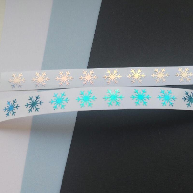 Snowflake Stickers, Blue & Opal Mix, 100 Stickers total
