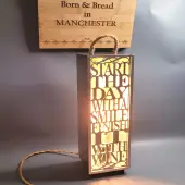 Quote for all Wine lover-Decorative Lamp-Rope Handle Unique Gift for Wine Lovers-Unique Home Décor-Rope Handle & Twisted Cord