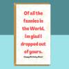 Funny Mum Birthday Card - Personalised if needed - For Her - For Mother - Ideal rude greetings card for your mum on her birthday. - Blank inside