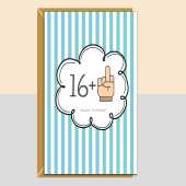 Funny 17th Birthday Card for Him or For Her - Personalised if required - Ideal for son, daughter, friend, nephew, niece, brother, sister