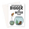 Congratulations New Job Card - Bigger And Better Things - A5 Portrait - 1 Card