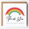 Thank you Rainbow hospital ward Card