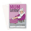 Funny Birthday Card For Mum - Relax - A5 Portrait - 1 Card