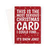 Witty Christmas Card - Bad Christmas Joke - A5 Portrait - 1 Card