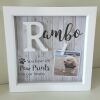 Personalised pet loss box frame,cat loss frame,cat memorial frame,dog loss frame - Without lights - Without  crystals