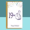 Funny 20th Birthday Card - Cheeky Card for him or for her - Swearing, funniest card for someone turning 20 years old.
