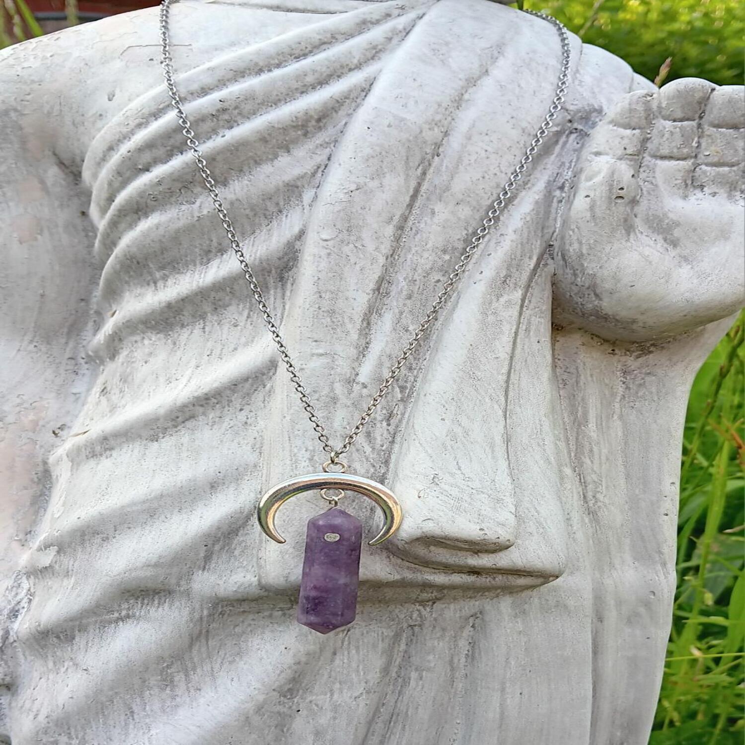 Lepidolite Necklace - Positivity