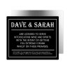 Funny Personalised Home Bar Licence Sign, Metal sign/plaque Man Cave Pub Shed garage home pub Add own names or Bar Name - Personalised Signs - Small - 10cm x 15cm