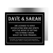 Pub / Bar Licence Personalised Home Sign, Metal sign/plaque Man Cave Pub Shed garage home pub Add own names or Bar Name - Personalised Signs