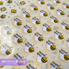 ChubbiBumble Bee Round Stickers - Matt - Pretty Things Inside