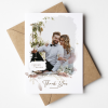 Thank You Wedding Cards | Personalised Photo Wedding Thank You Cards Personalised Thank You Card From Bride and Groom | Wedding Photo Card - A6 - 4.1" x 5.8"