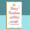 Funny Christmas Cards Pack of 5 - Rude, Adult, Cheeky Bundle of Xmas Cards ideal for friends and family this Christmas - For Him or For Her