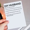 DIY Husband, Do It Yourself Husband, Boyfriend funny, humour dictionary definition Valentine's Day card (Size A6/A5/A4/Square 6x6") - A6: Single card - Boyfriend