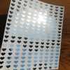 200 6mm Heart Stickers Gold, Silver, Holographic - Gold