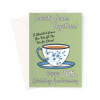 20th Wedding Anniversary Card - China - A5 Portrait - 1 Card
