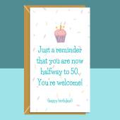 Funny 25th Birthday Card - Cheeky Card for Him or For Her - For someone turning 25 years old | Brother | Sister | Friend | Daughter | Son