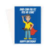 Funny Birthday Card For Dad - DIY Joke - A5 Portrait - 1 Card