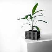 The Averth Planter Pot with Drainage Tray & Stand Included