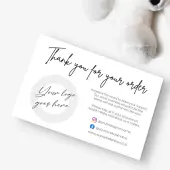 Thank You For Your Order Cards - Thank You Business Cards