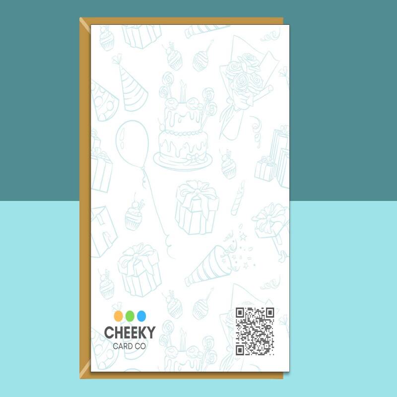 Funny 25th Birthday Card - Personalised - For Him or For Her - For someone turning 25 years old - Greetings Card - Large - Blank inside