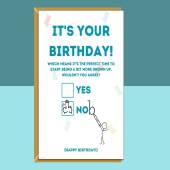 Funny Birthday Card - Personalised inside if required - For Him or For Her - Perfect greetings card for anyone's birthday