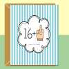 Funny 17th Birthday Card for Him or For Her - Personalised if required - Ideal for son, daughter, friend, nephew, niece, brother, sister - Blank inside - Regular - Matte Card