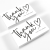 Thank You For Your Order Cards - Small Business Thank You Business Cards - Thank You Business Card Size - Logo Thank You Cards - Sample Card