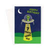 7th Birthday Card For Boy - UFO - A5 Portrait - 1 Card