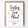 Exciting Times Ahead - Personalised New Job Card - A6 - 4.1" x 5.8"