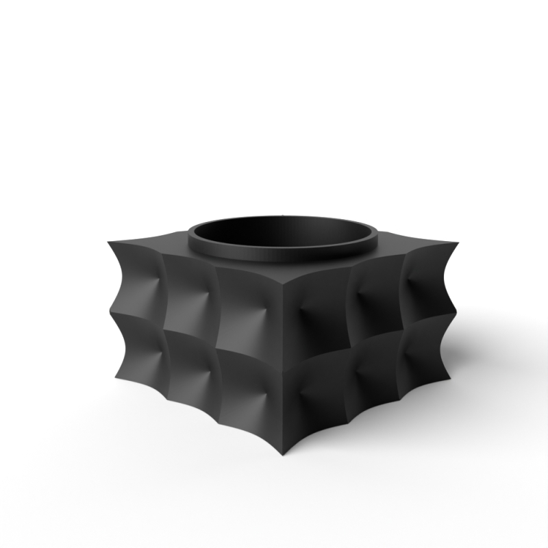 The Averth Planter Pot with Drainage Tray & Stand Included - Matte Dark Green - 3"