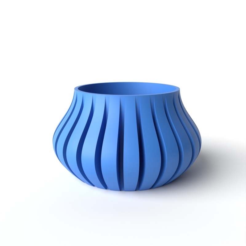The Toril Planter Pot with Drainage Tray & Stand Included - Matte Dark Green - 3"