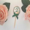 6 Personalised Wild One Cupcake Picks,Wild One Food Picks,Wild One Birthday - Without bows