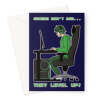 Gaming Birthday Card For A Gamer Boy - Level Up - A5 Portrait - 1 Card