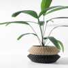 The Wenra Planter Pot with Drainage Tray & Stand Included - Matte Dark Green - 3"