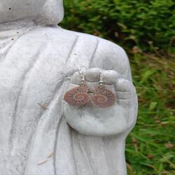 Ammonite earrings - Grounding