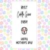 MOTHER'S DAY card from the dog. funny mother's day card, card from the dog, card from the dogs, best dog mum, ball thrower, 7 designs - DOG MUMMY