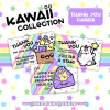 Kawaii Thank You Cards *New Designs* - Mixed pack